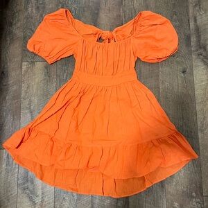 Orange Summer Dress